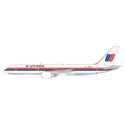 GJUAL1983 1/400 757-200 ユナイテッド航空 Saul Bass livery N536UA [ダイキャスト飛行機]