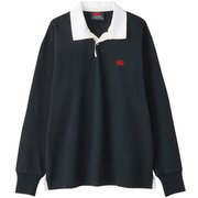 ソリッドカラーラグビージャージ SOLID COLOR RUGBY JERSEY RA44131 ネイビー NV 3Lサイズ [アウトドア シャツ ユニセックス]
