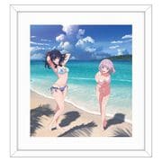 グリッドマン ユニバース 描き下ろし 額装高精細アート 宝多六花&新条アカネ/水着