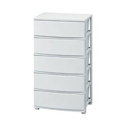 ワイドチェスト ブルーグレー 幅530×奥行395×高さ995mm CLN-545