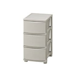 スリムチェスト ダークグレー 幅309×奥行395×高さ625mm CLN-323