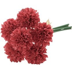 ポンポンマムバンチ（1束6本） ダスティワイン A-34941 015D