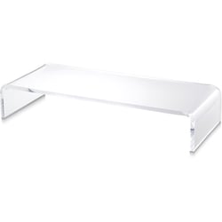 Monitor Riser アクリル製 液晶モニター台 シンプルデザイン デットスペースを有効活用 耐荷重20kg AS-MABR02