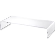 Monitor Riser アクリル製 液晶モニター台 シンプルデザイン デットスペースを有効活用 耐荷重20kg AS-MABR02