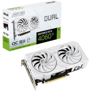 Dual GeForce RTX 4060 Ti EVO White OC Edition 8GB GDDR6 グラフィックボード ホワイト DUAL-RTX4060TI-O8G-EVO-WHITE