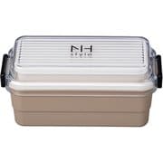 NHstyle ストレージランチ グレージュ お弁当箱 上下計620ml 日本製 電子レンジ・食洗機可 273012