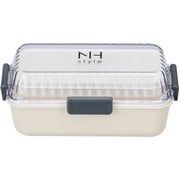 NHstyle 長角MCランチ アイボリー お弁当箱 上下計510ml 日本製 電子レンジ・食洗機可 273067