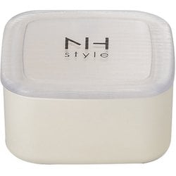 NHstyle 角サイドケース S アイボリー お弁当箱 330ml 日本製 電子レンジ・食洗機可 273210