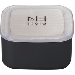 NHstyle 角サイドケース S アッシュグレー お弁当箱 330ml 日本製 電子レンジ・食洗機可 273234