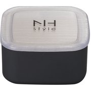 273234 [NHstyle 角サイドケース S アッシュグレー お弁当箱 330ml 日本製 電子レンジ・食洗機可]
