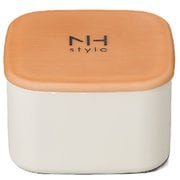 273241 [NHstyle 角サイドケース L アイボリー お弁当箱 500ml 日本製 電子レンジ・食洗機可]