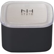 NHstyle 角サイドケース L アッシュグレー お弁当箱 500ml 日本製 電子レンジ・食洗機可 273265