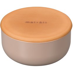 モースレ 丸サイドケース S グレージュ お弁当箱 300ml 電子レンジ・食洗機可 274026