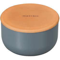 モースレ 丸サイドケース L スモークブルー お弁当箱 500ml 電子レンジ・食洗機可 274040