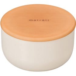 モースレ 丸サイドケース L アイボリー お弁当箱 500ml 電子レンジ・食洗機可 274071