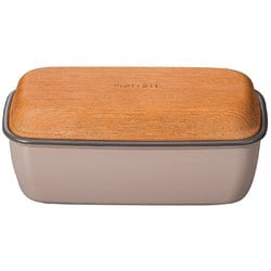 モースレ 長角エマリエランチ グレージュ お弁当箱 490ml 抗菌塗装 電子レンジ・食洗機可 274101
