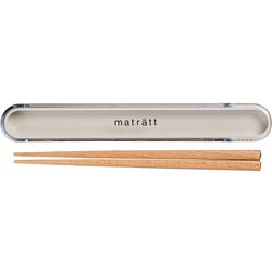 モースレ 箸箱セット 木製箸18cm 日本製 274323