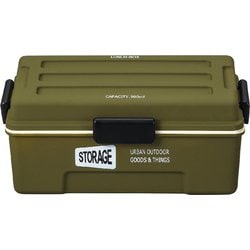 STORAGE コンテナランチ オリーブグリーン お弁当箱 仕切付 上下計900ml 日本製 電子レンジ・食洗機可 275030
