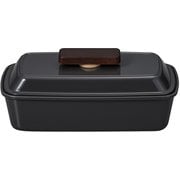 Piatto 長角ピアットランチ チャコール お弁当箱 580ml 日本製 電子レンジ・食洗機可 276013