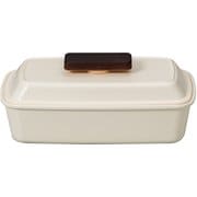 Piatto 長角ピアットランチ アイボリー お弁当箱 580ml 日本製 電子レンジ・食洗機可 276020