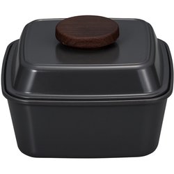 Piatto スクエアピアットランチ チャコール お弁当箱 650ml 日本製 電子レンジ・食洗機可 276068