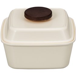 Piatto スクエアピアットランチ アイボリー お弁当箱 650ml 日本製 電子レンジ・食洗機可 276075