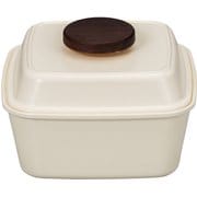 Piatto スクエアピアットランチ アイボリー お弁当箱 650ml 日本製 電子レンジ・食洗機可 276075