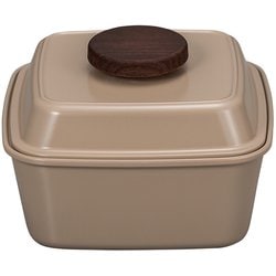Piatto スクエアピアットランチ グレージュ お弁当箱 650ml 日本製 電子レンジ・食洗機可 276082