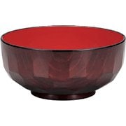 亀甲大丼 溜 1450ml 日本製 電子レンジ・食洗機可 703304