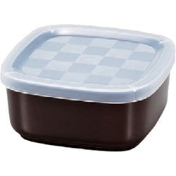ノーラップ 角小鉢 溜 430ml 日本製 電子レンジ・食洗機可 蓋付 705223
