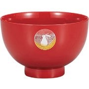 都丼 朱 月兎 840ml 日本製 電子レンジ・食洗機可 706152