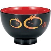 都丼 黒 らっかんうさぎ 840ml 日本製 電子レンジ・食洗機可 706305