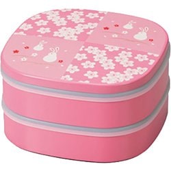 くつわオードブル 桜うさぎ 中蓋付 日本製 19cm 722725