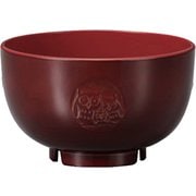 都汁椀 ふくろう 溜 360ml 日本製 電子レンジ・食洗機可 クリーンコート加工 731048