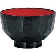 亀甲汁椀 黒 11cm 380ml 日本製 電子レンジ・食洗機可 732915