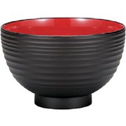 四季汁椀 茶 410ml 日本製 電子レンジ・食洗機可 734537