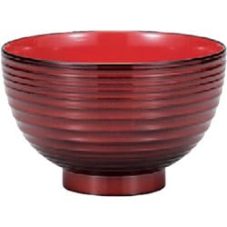 四季汁椀 溜 410ml 日本製 電子レンジ・食洗機可 734599