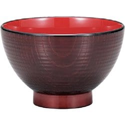 筋入汁椀 溜 12cm 450ml 日本製 電子レンジ・食洗機可 734971