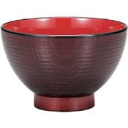 筋入汁椀 溜 12cm 450ml 日本製 電子レンジ・食洗機可 734971