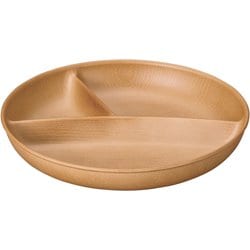 NH home 木目ワンプレートBIG クリーンコート加工 ナチュラル 日本製 電子レンジ・食洗機可 794685