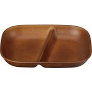 NH home 木目スクエアワンプレート クリーンコート加工 ブラウン 日本製 電子レンジ・食洗機可 794913
