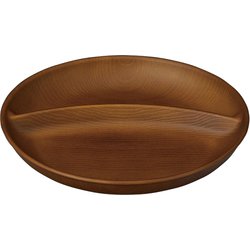 NH home 木目ワンプレート クリーンコート加工 ブラウン 日本製 電子レンジ・食洗機可 794937