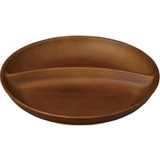 NH home 木目ワンプレート クリーンコート加工 ブラウン 日本製 電子レンジ・食洗機可 794937