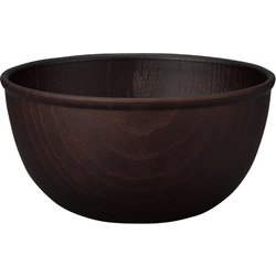 NH home 木目ボウル L クリーンコート加工 ダークブラウン 860ml 日本製 電子レンジ・食洗機可 795125