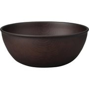 NH home 木目サラダボウル クリーンコート加工 ダークブラウン 1500ml 日本製 電子レンジ・食洗機可 795132