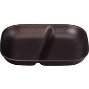 NH home 木目スクエアワンプレート クリーンコート加工 ダークブラウン 日本製 電子レンジ・食洗機可 795187