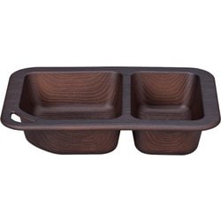 NH home アウトドアプレート クリーンコート加工 ダークブラウン 日本製 電子レンジ・食洗機可 795279