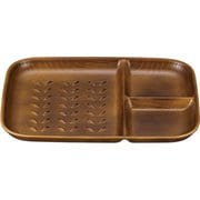 NH home 木目トーストプレート クリーンコート加工 ブラウン 日本製 電子レンジ・食洗機可 796795