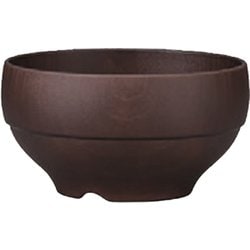 NH home 木目スタックボウル S クリーンコート加工 ダークブラウン 390ml 日本製 電子レンジ・食洗機可 797044
