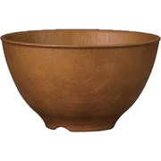 NH home 木目飯椀 M クリーンコート加工 ブラウン 480ml 日本製 電子レンジ・食洗機可 797129